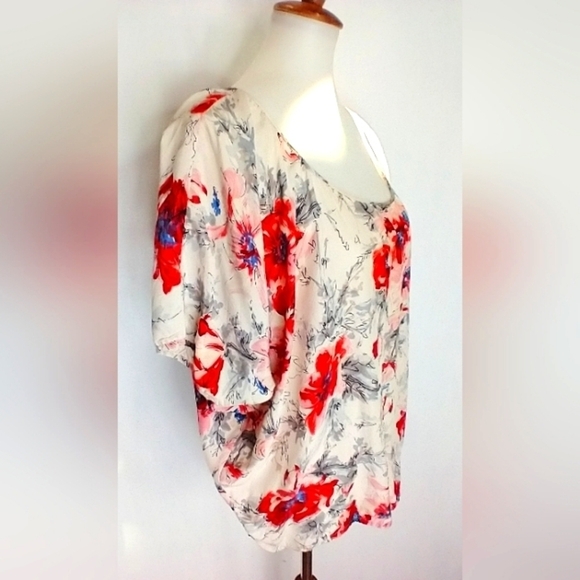 CABI SILK BLOUSE - Picture 1 of 8